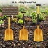 Adjustable Telescopic Handle Ergonomic Aluminum Snow Shovel