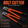 Premium Heavy-Duty Bolt Cutter - 12" & 14" Premium heavy-duty bolt cutters in 12 inch and 14 inch sizes with high hardness cutting jaws