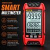 Smart Digital Multimeter - 9999 Counts True RMS Smart digital multimeter display showing 9999 counts, True RMS, and NCV non-contact voltage detection features