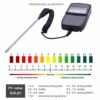 Precision Soil PH Meter Kit - PH Scale Guide Soil pH meter with color-coded pH scale guide from acidity to alkalinity for accurate soil testing