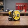 3-in-1 Digital Laser Tape Measure 3-in-1 digital laser tape measure with 50m range on wooden workbench in workshop setting
